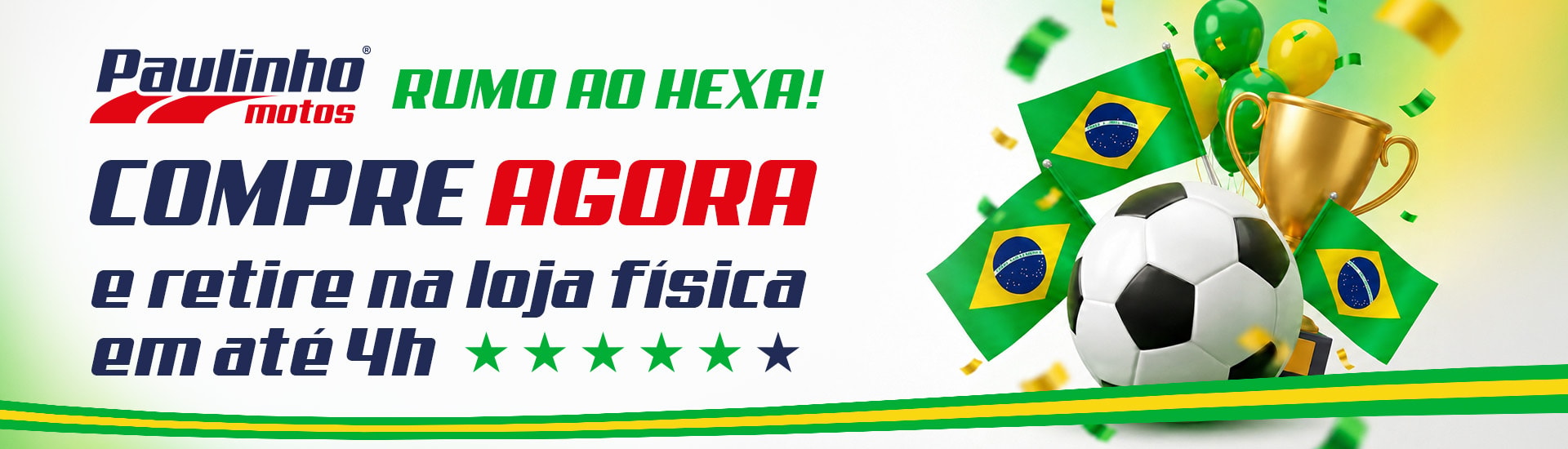 Banner Retire na Loja