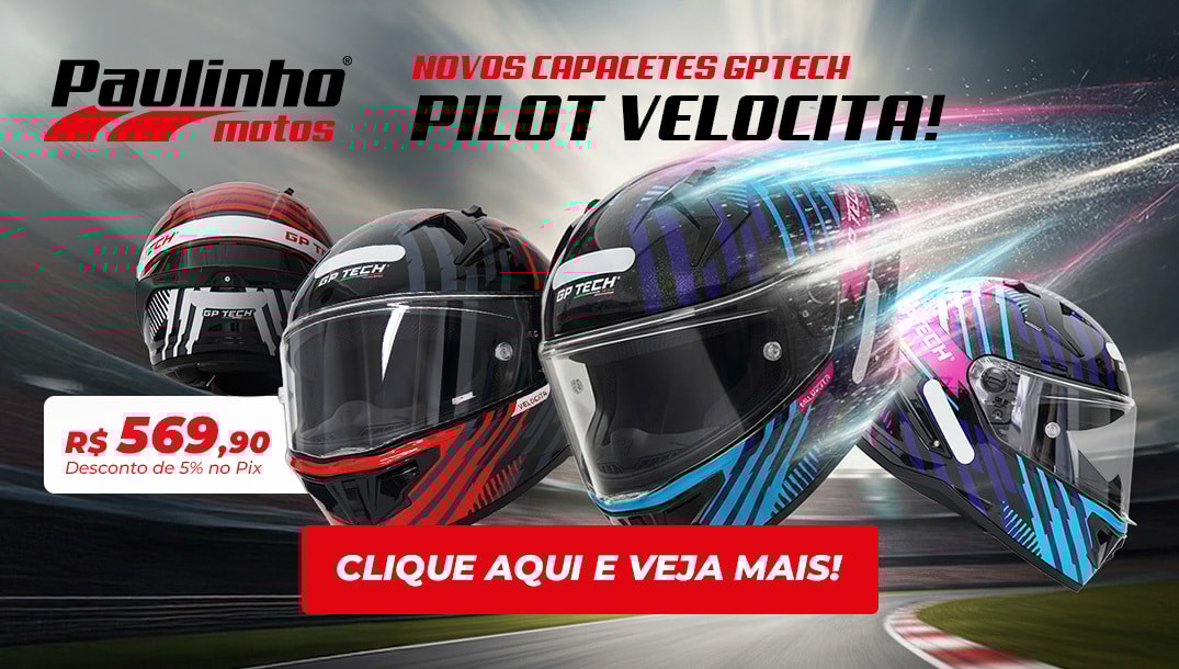 Banner principal mobile - Capacetes Novos