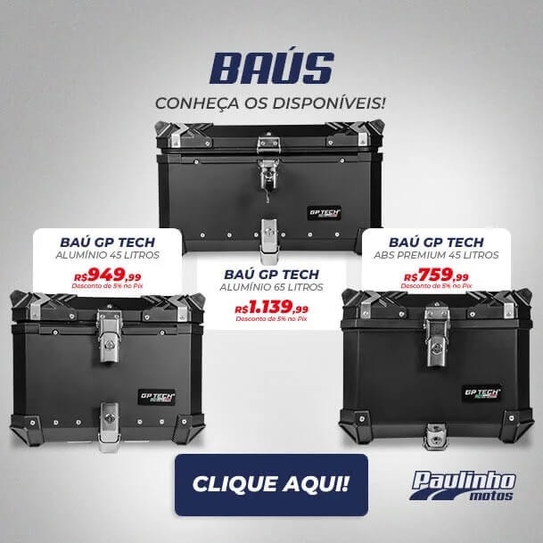 Banner Mobile Lançamento Baú GP Tech