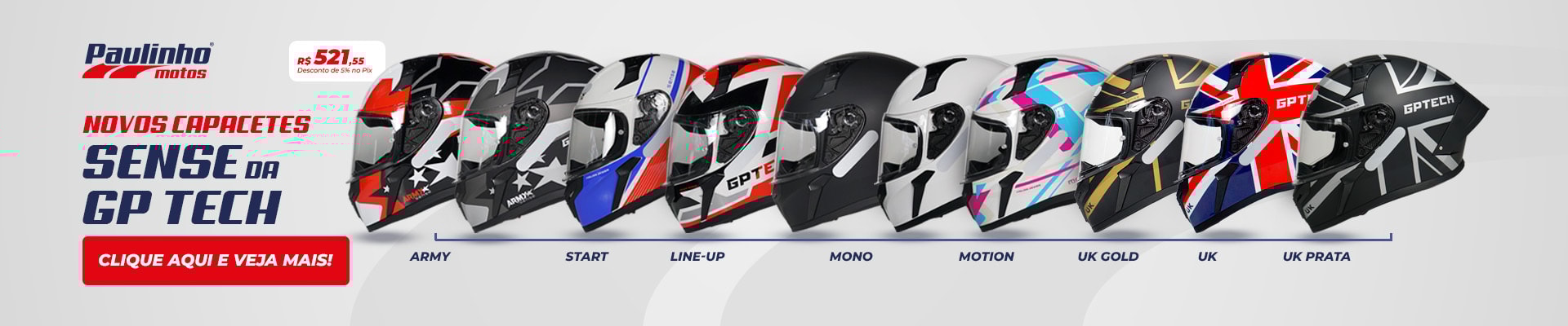 Banner Desktop Produtos Capacetes novos GP Tech Sense