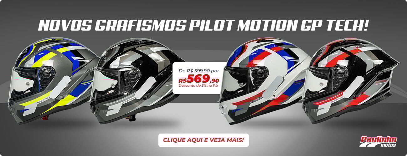 Lançamento Capacete GP Tech
