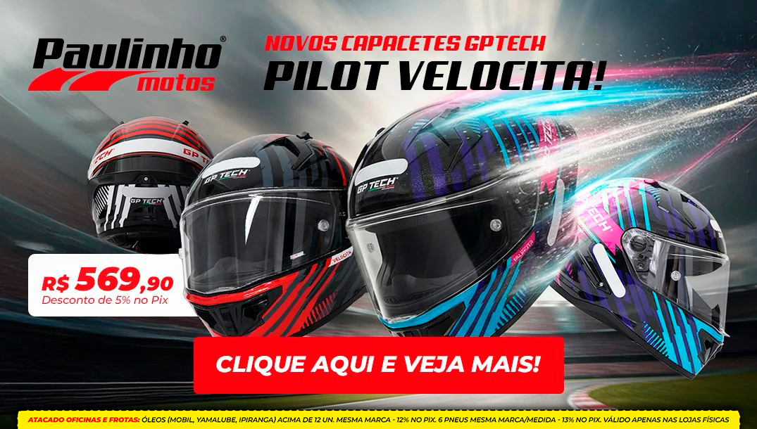 Banner principal mobile - Capacetes Novos