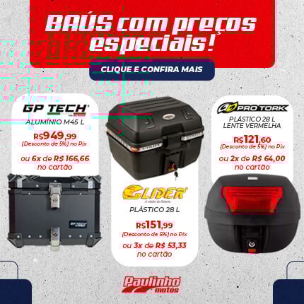 Banner Mobile Lançamento Baú GP Tech