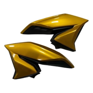 ABA TANQUE LATERAL / INTERNA TITAN 160 22-23 DEFLETOR AMARELO CAJU PEROLIZADO