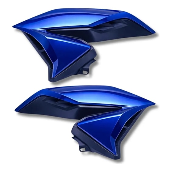 ABA TANQUE LATERAL / INTERNA TITAN 160 22-23 DEFLETOR AZUL CRUZEIRO PEROLIZADO