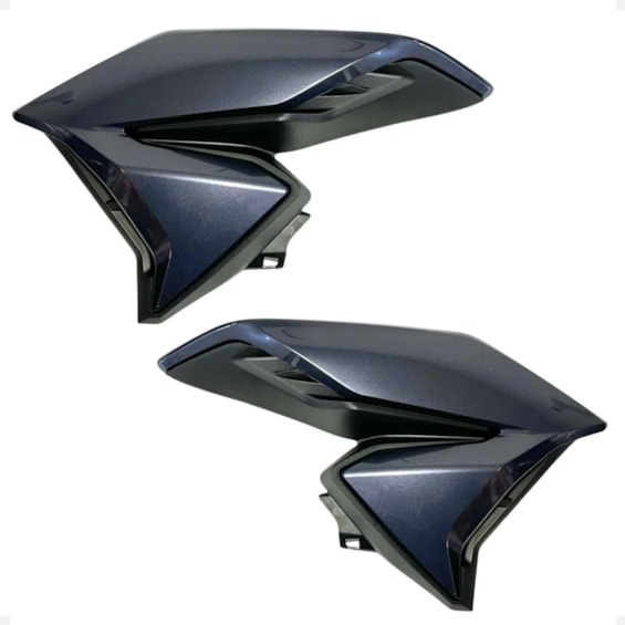 ABA TANQUE LATERAL / INTERNA TITAN 160 22-23 DEFLETOR CINZA EMBARE METALICO