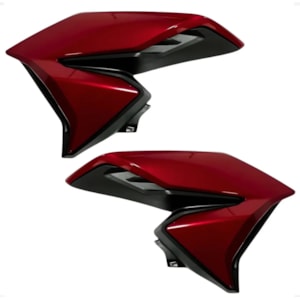 ABA TANQUE LATERAL / INTERNA TITAN 160 22-23 DEFLETOR VERMELHO GUARAU