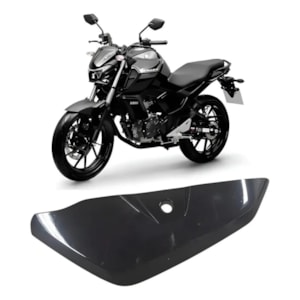 ACABAMENTO PARALAMA FZ 15 23-24 PRETO METALICO (PLASMOTO)