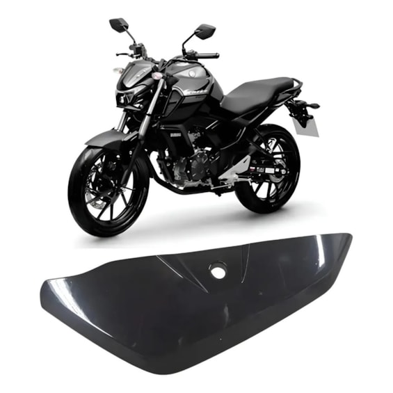 ACABAMENTO PARALAMA FZ 15 23-24 PRETO METALICO (PLASMOTO)