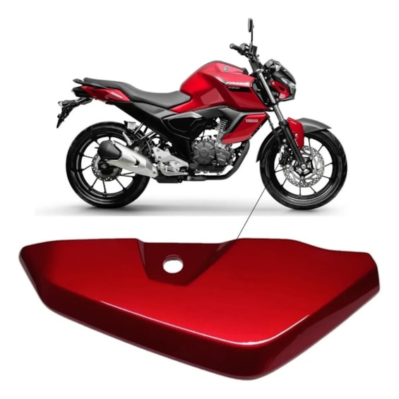 ACABAMENTO PARALAMA FZ 15 23- VERMELHO METALICO (PLASMOTO) ACABAMENTO PARALAMA FZ 15 23- VERMELHO METALICO (PLASMOTO)