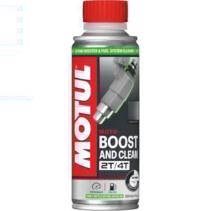 ADITIVO BICO INJETOR OCTANAGEM MOTUL BOOST CLEAN 2T/4T 200ML