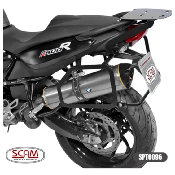 AFASTADOR ALFORGE BMW F 800GS 201 -CHAPA SCAM PRETO