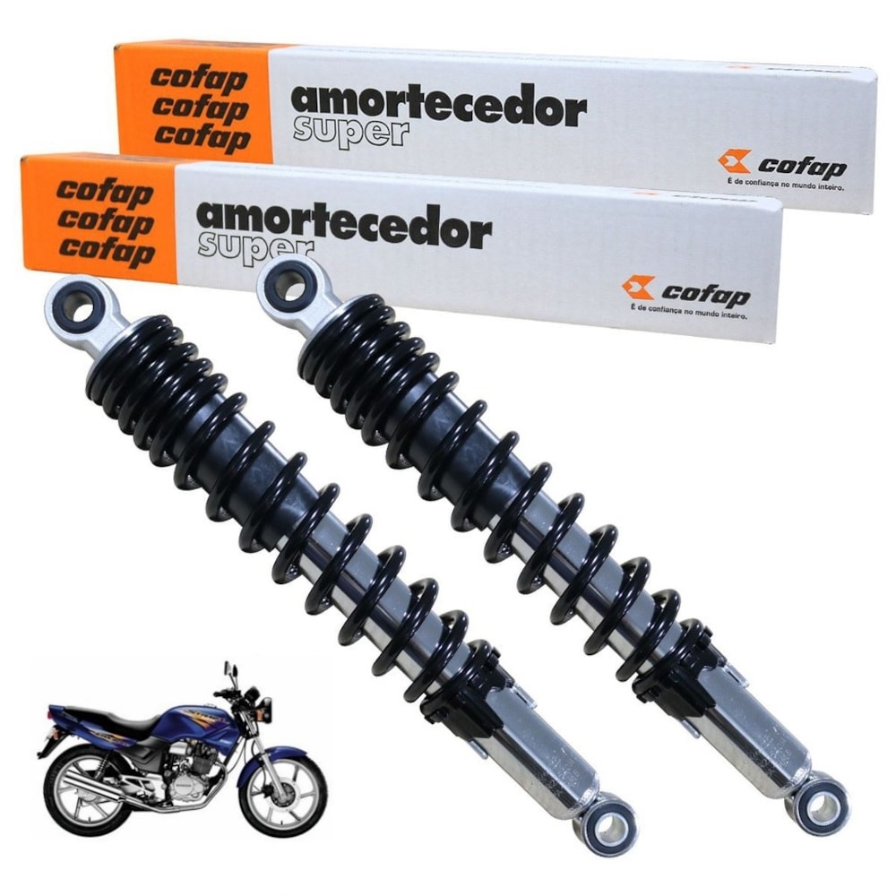 AMORTECEDOR CBX 200 STRADA / KASINSKI GF 125 COFAP 22534 ( PAR )