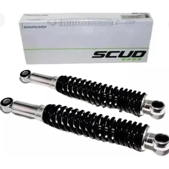 AMORTECEDOR TITAN 150 2004-2013 CROMADO (SCUD) PAR