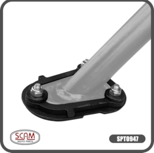 AMPLIADOR BASE CAVALETE LATERAL SCAM TRIUMPH TIGER 800 SPORT 2025- PRETO