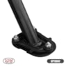 AMPLIADOR BASE CAVALETE LATERAL SCAM TRIUMPH TIGER 800 SPORT 2025- PRETO