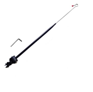 Antena Retratil 2 Estagios Preta Haste Retrovisor (jojafer) Cada