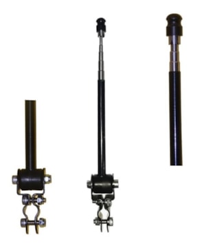 Antena Retratil 5 Estagios Preta Haste Retrovisor Preta (jojafer) Cada