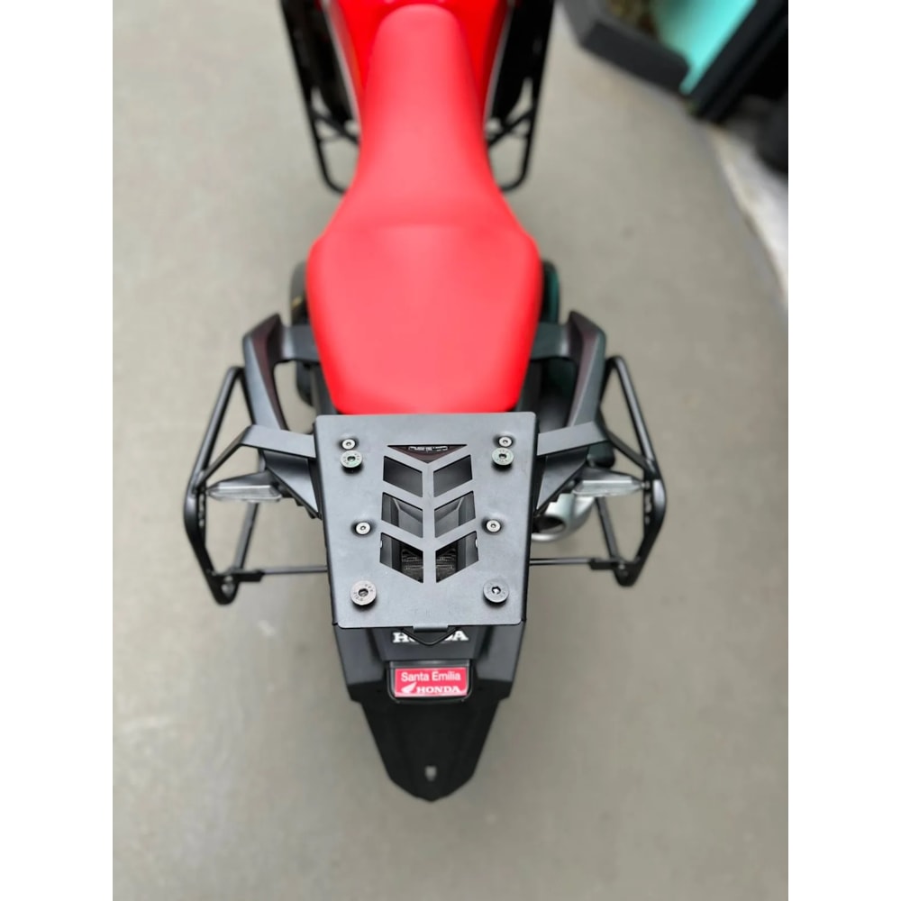 BAGAGEIRO BAULETOS BRAZ XRE 300 BROS FALCON NOVA - Paulinho Motos