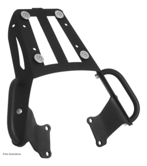 Bagageiro CB 500X 2014- (roncar) Chapa Alumínio Preto