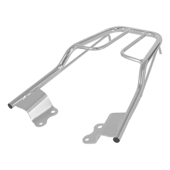 BAGAGEIRO FAZER 150/FACTOR 125 2017-2022 (PRO TORK) MOD SANSAO CROMADO