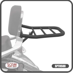 BAGAGEIRO HAOJUE MASTER RIDE 150 2022- SCAM PRETO