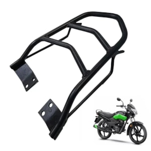 BAGAGEIRO MOTTU TVS 110 (METAL X) PRETO