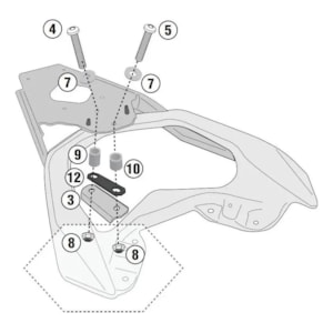 BAGAGEIRO NMAX 160 2025- (GIVI) SR2170BR