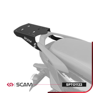 BAGAGEIRO YAMAHA ZR 125 CONNECTED 2027 (SCAM) PRETO