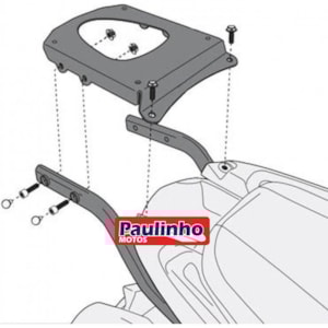 Base Bau Traseiro Givi Triumph Tiger 1050 SPORT 2013 / 2014 / 2015 / 2016 Monokey SR6404