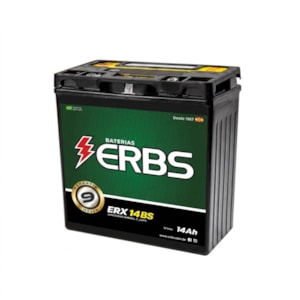 BATERIA ERBS ERX 14BS (YTX14-BS) HONDA / HARLEY-DAVIDSON / BMW / SUZUKI / YAMAHA / KAWASAKI /TRIUMPH