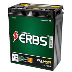 BATERIA ERBS ETX 10ABS (YB12AA / YTX14ABS) SELADA CB400 / 450 / CBR450