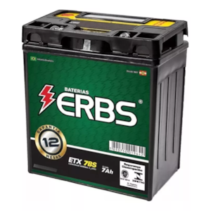 BATERIA ERBS ETX 7BS (YTX7L-BS) BIZ125 XR125 CB300