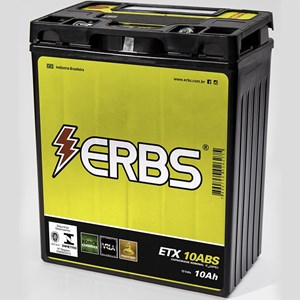 Bateria ERBS ETX10ABS (YB12AA / YTX14ABS) Selada CB400 / 450 / CBR450