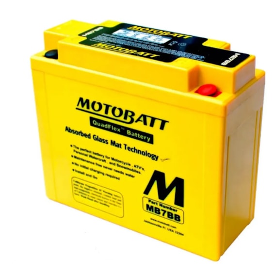 BATERIA MOTOBATT AGM MB7BB (YTX8-BS) HONDA SAHARA 350 / XR 200