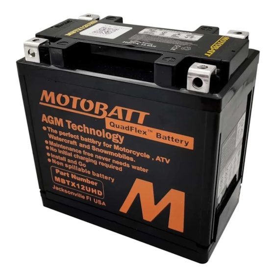 BATERIA MOTOBATT AGM MBTX12U-HD BMW / HARLEY D. / HONDA / KAWASAKI / SUZUKI / TRIUMPH    