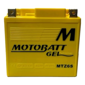 BATERIA MOTOBATT AGM MFZ6S (XTZ6-LS / ETX6LS / YTX6LB-BS / YTX6L-BS) HONDA / YAMAHA