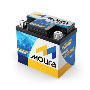 Bateria Moura MA5-D (YTZ6V) Titan 150 MIX 09 e / D / BROS 150 / 160 MIX FAN 125 / 150 09 / BIZ 125 ES 09 / 13