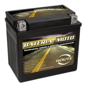 Bateria Route YB12ALA (YTX14LABS) Selada BMW G 650 GS / Tenere 600 / Vulcan 500 / Virago 535 ANO 87 