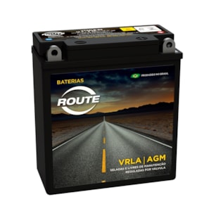 Bateria Route YB5LB (YTX6LBBS) Selada CRYPTON / XTZ 125 / MVK FOX / Hunter 90 / 100 / Dafra ZIG 100