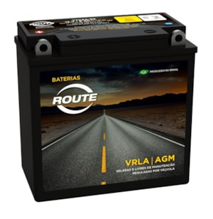 Bateria Route YB7A (YTX9ABS) Selada Katana / YES / INTRUDER125 / V-BLADE / FYM125 / 150
