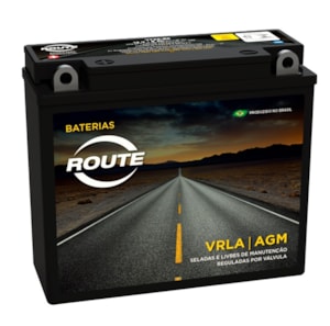 Bateria Route YB7BB (YTX8BS) Selada - DK 150 / CBX 200 / NX150 / 200 / XR 200 / Sahara / TDM / XT 22