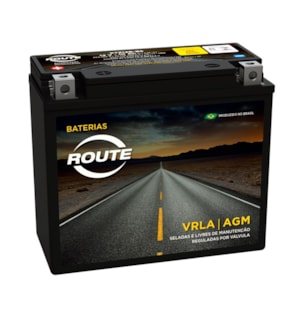 Bateria Route YT12BBS (YTZ12BBS) Selada XJ6 2000E / D / Fazer 600 / TDM850 / TDM900 / ZF-R1 / Ducati