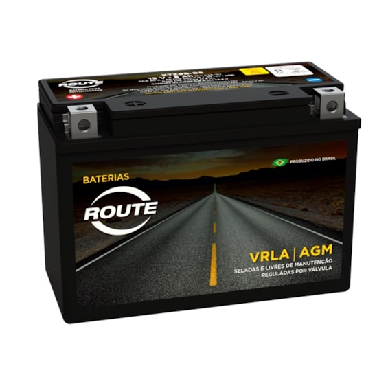 Bateria Route YT9BBS (YTZ9BBS) Selada XT660 R / YZF-R6 / MT-03