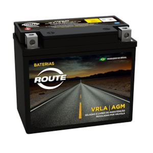 Bateria Route YTX12BS Selada Suzuki GSX 750 / Bandit 1200 97 / 05 / Kawasaki 900 Ninja 94 / 97 / VL8