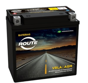 BATERIA ROUTE YTX14BS SELADA DR650 / 800 / VULCAN 800 / MIRAGE 250 201