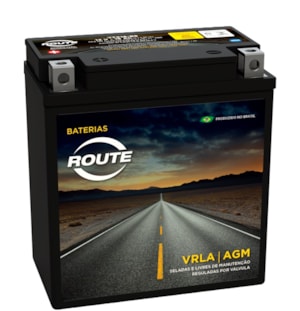 Bateria Route YTX16BS Selada ZR1100 / Tiger 800 XC / XR / Intruder 1400 / VL1500 / Boulevard 1500 98