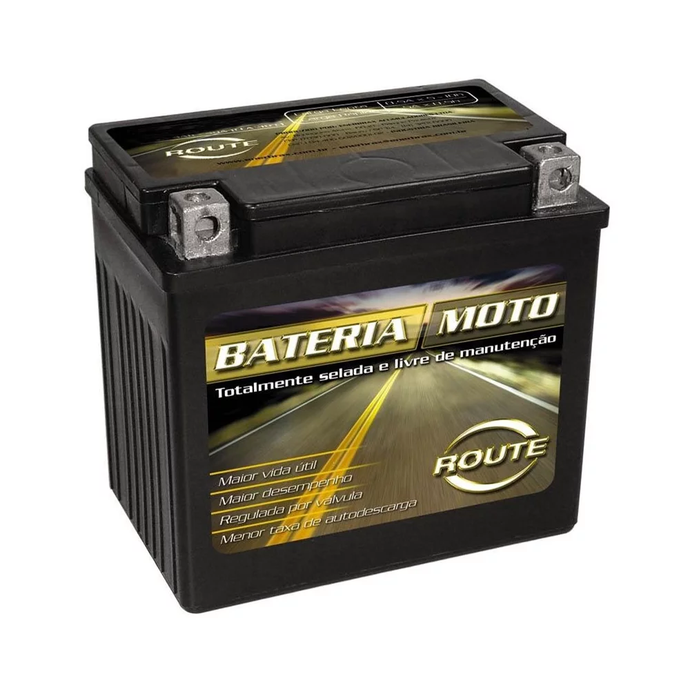m Bateria Route YTX9BS Selada CB500 / XTE600 / XJ6 99 / Shadow