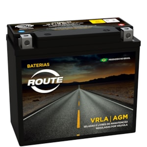 Bateria Route YTX20LBS Selada XVZ1300 a HARLEY-DAVIDSON FXD DYNA 07-12 / Fatboy 96-2013