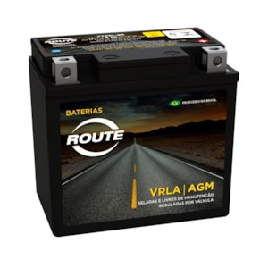 Bateria Route YTX5LBS Selada Titan 2000 ES TITAN150 2006 e / D / BROS150 / FAN 2005 e / D / WEB 2006